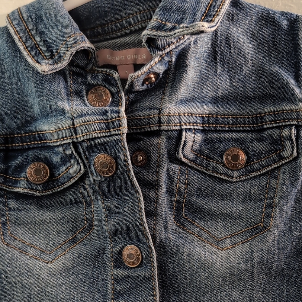 BCBGirls Classic Blue Denim Vest - Picture 4 of 9